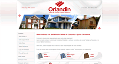 Desktop Screenshot of ceramicaorlandin.com.br
